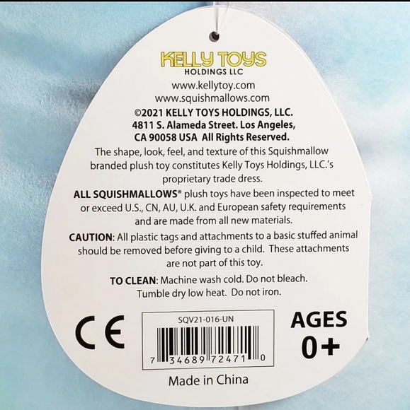 Squishmallow Gwen the Unicorn 16" Ultrasoft Valentine's Day Kids Toy Gift NWT - Picture 12 of 12